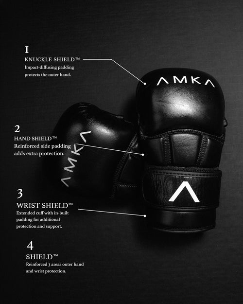 AMKA™ Training Partner Bundle & Save | X2 7oz Hybrid MMA Sparring Gloves